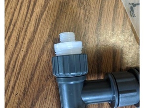 moen pull faucet garden hose adapter aquarium vacuum 3d print model - Mito3D