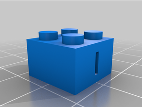 angepasst Lego 2x2 3d print model - Mito3D