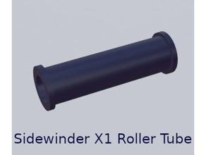 sidewinder x1 spool holder upgrade - roller tube artillery filament 3d print model - Mito3D