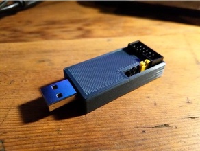 usbasp snug case 3d print model - Mito3D