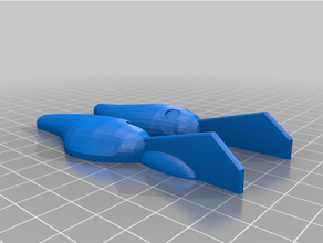 derin dalış kurt krank yemi Balık tutma cezbetmek 3d print model - Mito3D