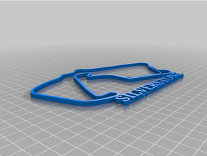 Silverstone pista 3d print model - Mito3D