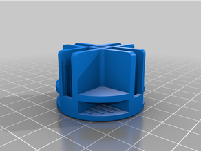 wire storage cube corner bracket piece replacement shelf 3d print model - Mito3D