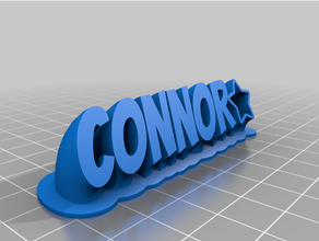 connor customized 3d print model - Mito3D