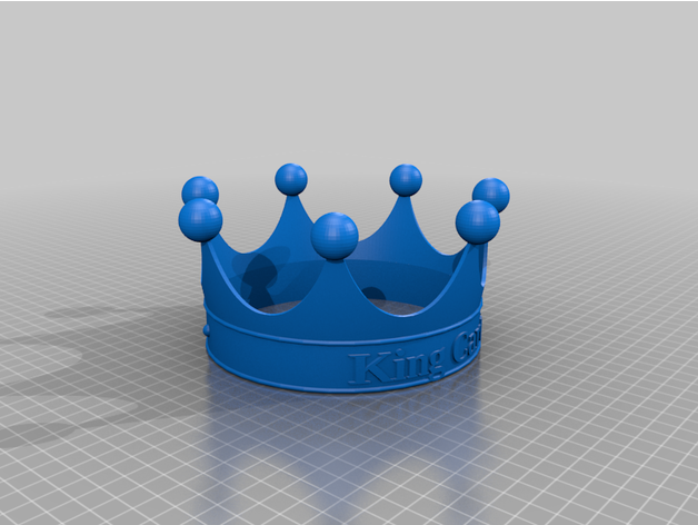 charretier couronne personnalisé 3D print model - Mito3D