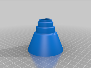 vented resin funnel reusable filter 3d print model - Mito3D