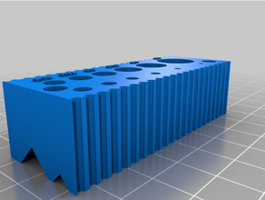 broca quadra perfuração guia suporte pressione 3d print model - Mito3D
