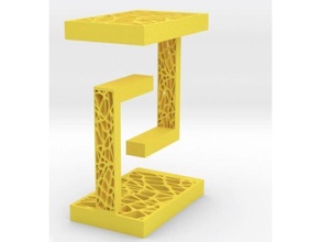 tensegridad estructura imposible mesa 2 decoración decorativo objeto 3d print model - Mito3D
