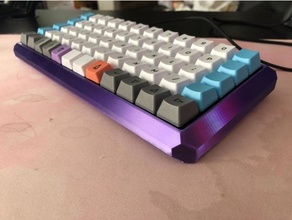 5 degree keyboard case preonic planck lowpoly poly olkb 3d print model - Mito3D