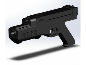alita afinado pistola 3d print model - Mito3D