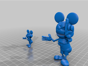 mickey mouse 1 3d print model - Mito3D