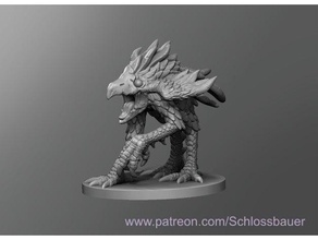 Achaierai dnd Dungeons Drachen Tischplatte 3d print model - Mito3D