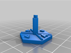 starfinder nave combattere base esadecimale tavolo giochi 3d print model - Mito3D