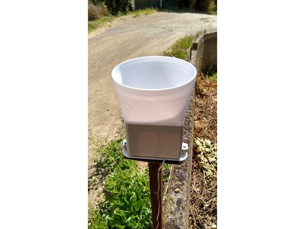 cheap chinese rain gauge extention weather station 3D print model - Mito3D