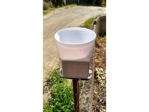 cheap chinese rain gauge extention weather station 3d print model - Mito3D