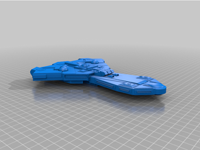mandrotti pirata nave mk ii sci fi scienza finzione scifi navicella spaziale stellare Starships 3d print model - Mito3D