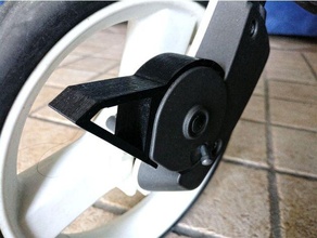 left brake lever inglesina trilogy city children pushchair 3d print model - Mito3D