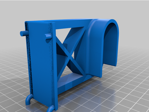 biltema pegboard paper towel holder 25mm rod papertowel 3d print model - Mito3D