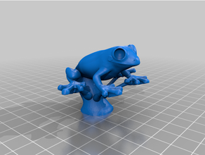 castable frog 3d print model - Mito3D
