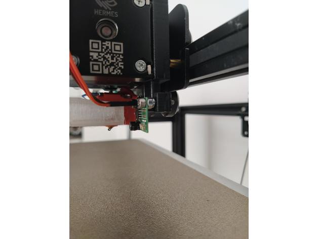 hemera adapter quick tool change ir cable holder - creality cr-10 ender 5 e3d 3 3D print model - Mito3D