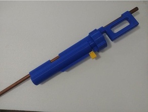 semi-automatic blowgun - pump action reload cerbottana reloading semiautomatica 3d print model - Mito3D