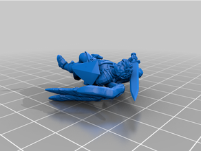 aasimar paladin dnd Zindanlar ejderhalar 3d print model - Mito3D