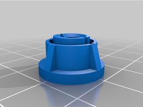 ford taunus blaupunkt radio knob rubber 3d print model - Mito3D
