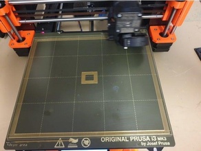 prusa i3 mk3s letto livellamento calibrazione test originale mk3 stampante 3d print model - Mito3D