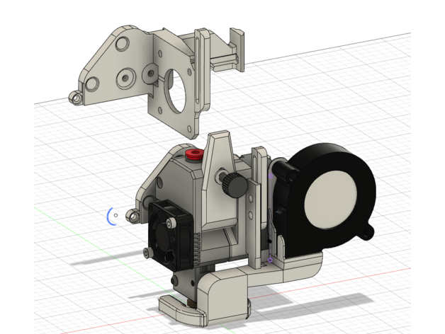 maduro metal bmg família + 5015 abl tronxy x5sa clone 400 ventilador duto pró 3D print model - Mito3D