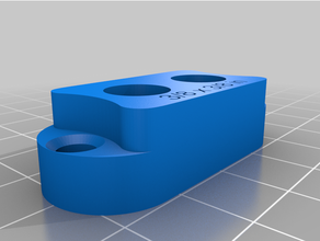 magnetico attrezzo titolare supporto 3 8x3 8 pollice cilindrico magneti 3d print model - Mito3D