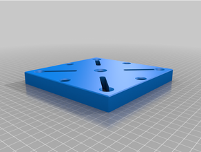 adapter plate umbrella stand 3d print model - Mito3D