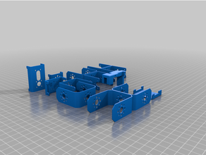 suporte lx16a conjunto 2 3d print model - Mito3D