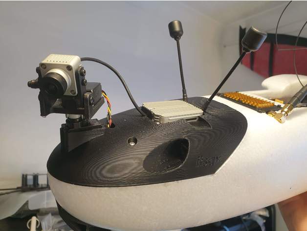 mini pençe dji fpv gölgelik tava eğim 3D print model - Mito3D
