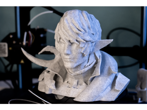 aymerik büst ffxiv mmorpg 3d print model - Mito3D