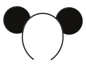 basit fare kulaklar Mickey kulak 3d print model - Mito3D