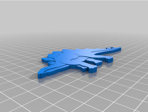 stegosaurus amblem 25d dino Dinozor plak 3d print model - Mito3D