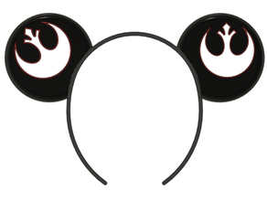 rebelle Alliance Souris oreilles symbole étoile guerres 3d print model - Mito3D