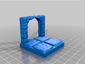 dungeon building set 3d print model - Mito3D