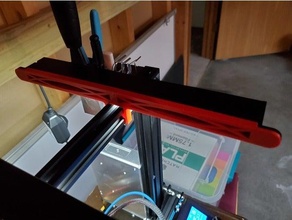 Gulfcoast LED bar traverser monter ender 3 pro 3d print model - Mito3D