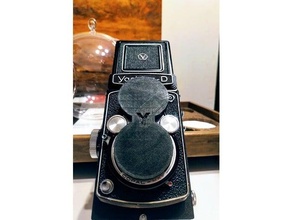 yashica tlr lente copertina guaina analogico telecamera accessorio cap 3d print model - Mito3D