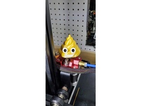 extruder spinner poop emoji 3d print model - Mito3D