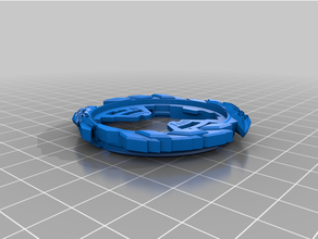 mietitrice Deathscyther beyblade scoppiare strato 3d print model - Mito3D