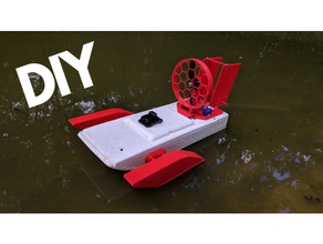 rc airboat conversione kit barca 3d print model - Mito3D
