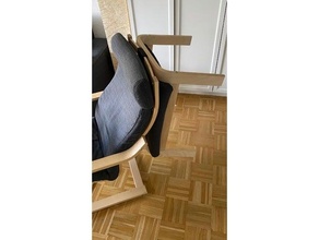 ikea po ng stool holder 3d print model - Mito3D