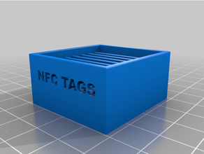 caja davinci mini jr nfc etiquetas estante soporte xyz 3d print model - Mito3D