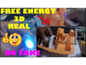 free energy real fake 3d print model - Mito3D