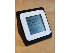 case xiaomi mijia temperature humidity monitor 2 diy sensor stand thermostat 3d print model - Mito3D