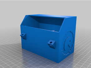 Dividido caixa Logitech pesado equipamento painel lateral agricultura simulador Saitek 3d print model - Mito3D