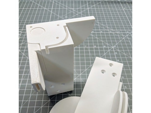 invisibile cerniera cavo condotto ikea mancanza tavolo 3D print model - Mito3D