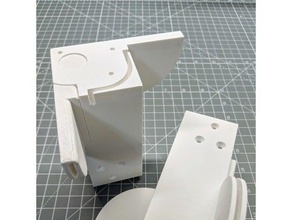 invisible hinge cable duct ikea lack table 3d print model - Mito3D